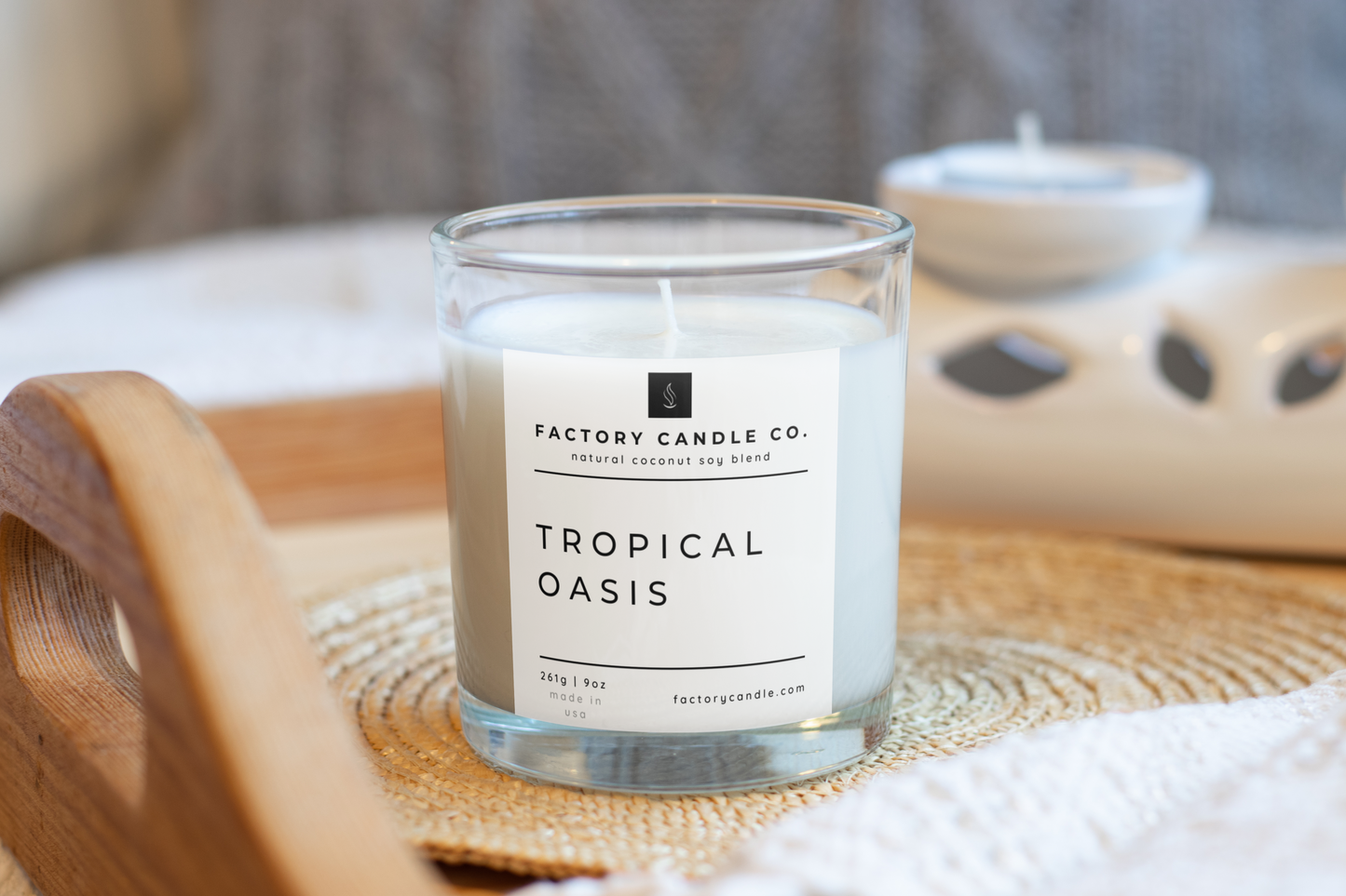 Tropical Oasis Factory Candle